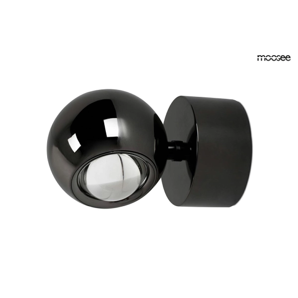 MOOSEE lampa ścienna EOS czarny chrom